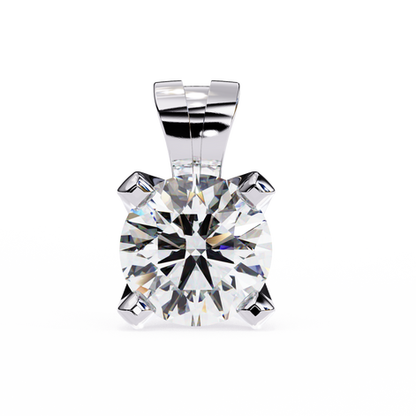 Aura Round Diamond Studs