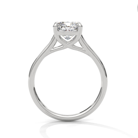 Radiant Cushion Solitaire Ring