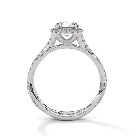 Twilight Twisted Round Ring